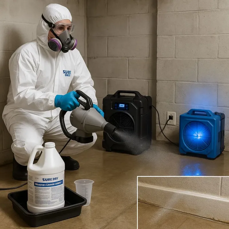Sanitization and Odor Removal process in Olga, FL